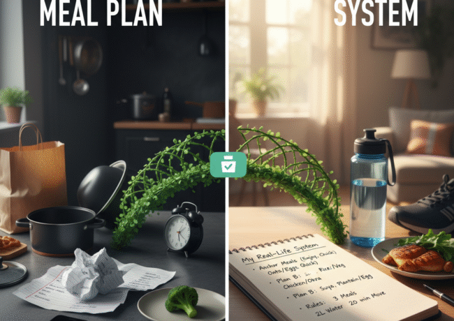 Why You Need a System, Not a Meal Plan, for Weight Loss