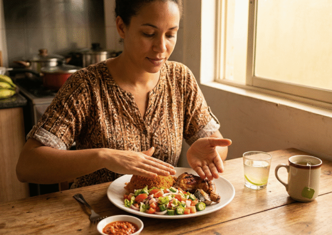 Master Portion Control with the African Palm-and-Plate Rule