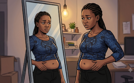 Why Nigerians Gain Belly Fat After 25 & How to Lose It