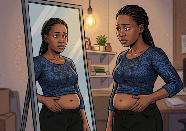 Why Nigerians Gain Belly Fat After 25 & How to Lose It